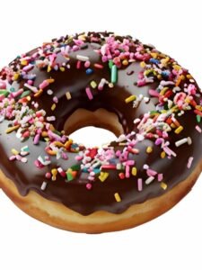 Chocolate,Garnish,Donut.,Frosted,Chocolate,Donut,,Chocolate,Drizzled,Donut,,Chocolates